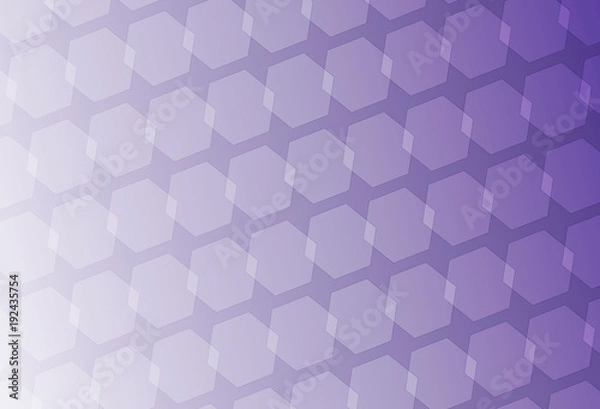 Obraz Illustration of polygon shapes on ultraviolet gradient