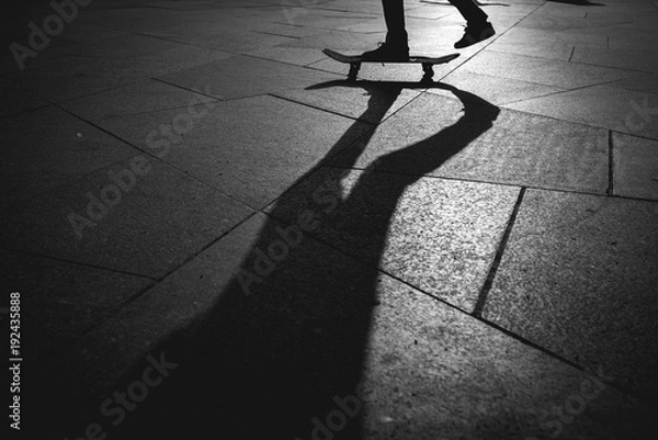 Obraz Skater Sonnenuntergang