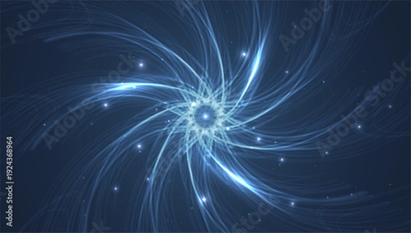 Obraz Abstract dynamic lines background. Graphic concept for your design.