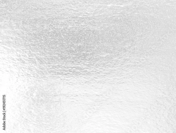 Obraz Shiny leaf silver foil pape