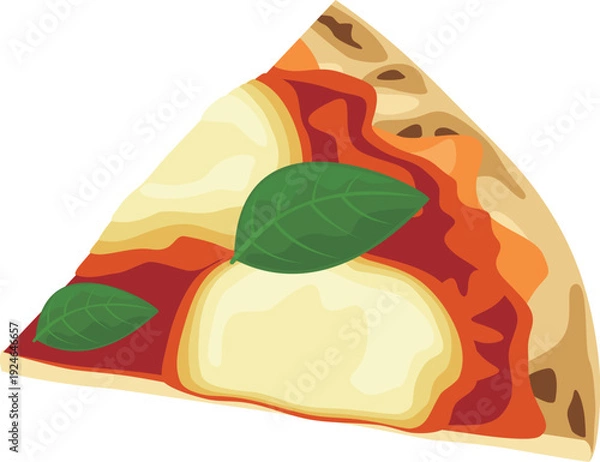 Obraz カットピザ　モツァレラチーズ