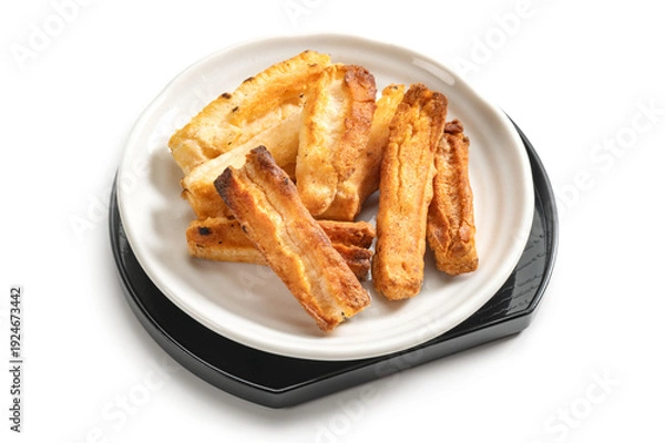 Fototapeta 和菓子の手作り揚げ餅