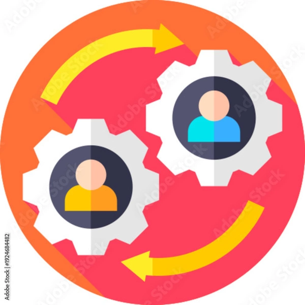 Obraz Teamwork Collaboration Partnership Icon