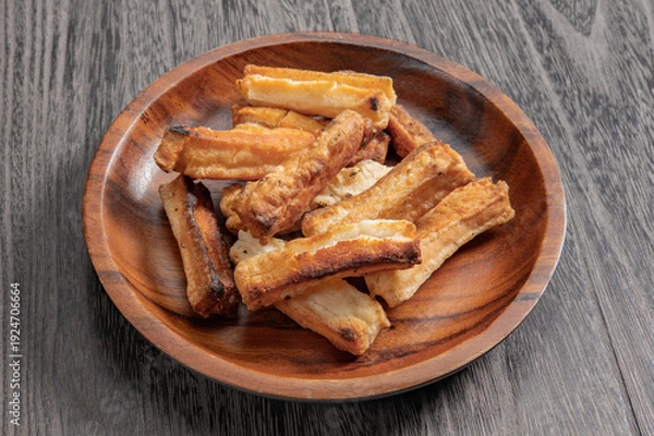 Obraz 和菓子の手作り揚げ餅