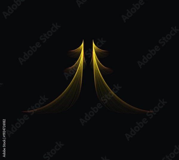 Obraz tent in the night