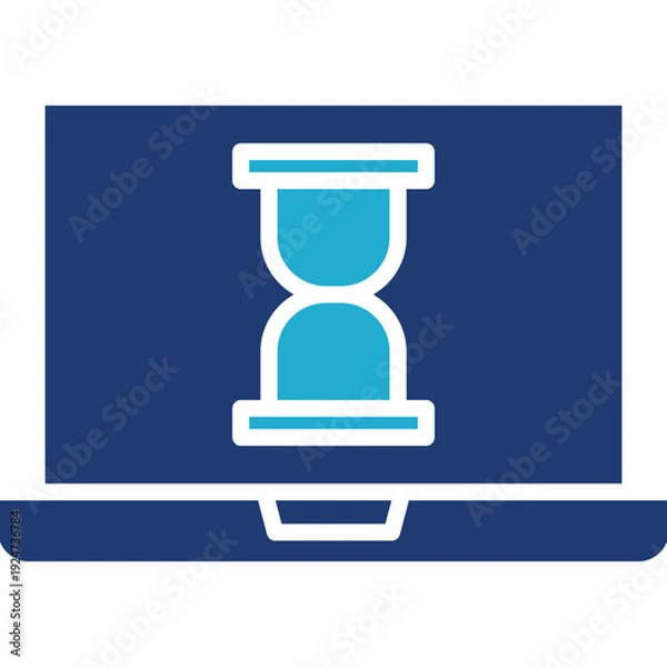 Obraz Loading Laptop icon