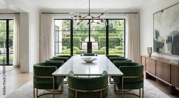 Obraz Modern luxury dining room interior design
