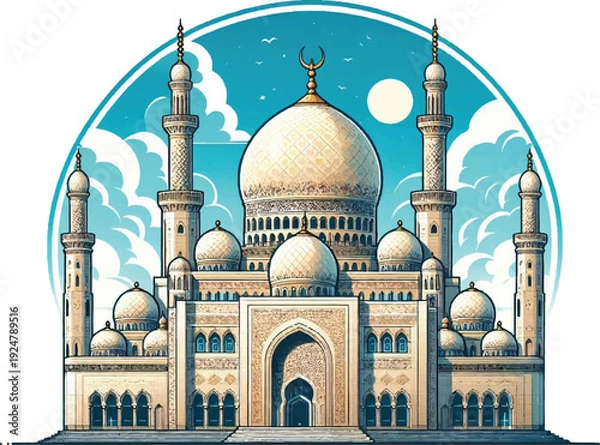 Obraz graetful and wonderfull mosque