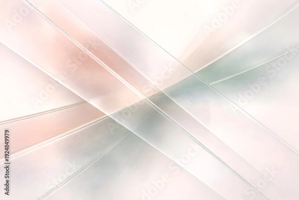 Obraz Soft Pastel Diagonal Cross Abstract Background