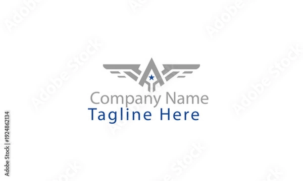 Obraz Letter Jet A Logo