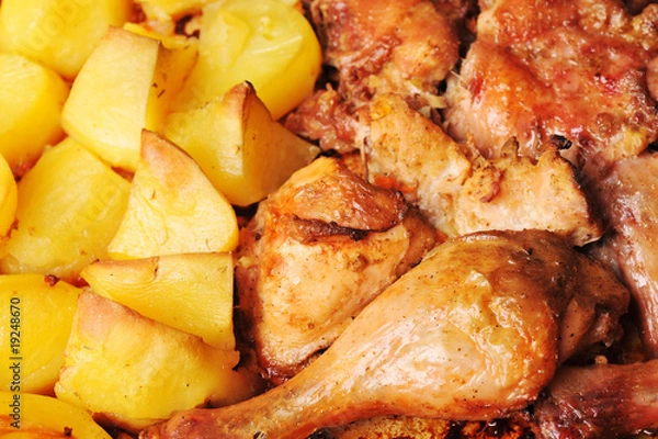 Obraz chicken with  potato