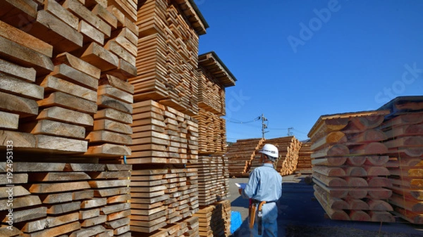 Obraz 木材資源・国産材を管理する