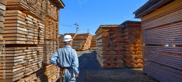Obraz 木材資源・国産材を管理する
