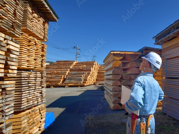 Obraz 木材資源・国産材を管理する
