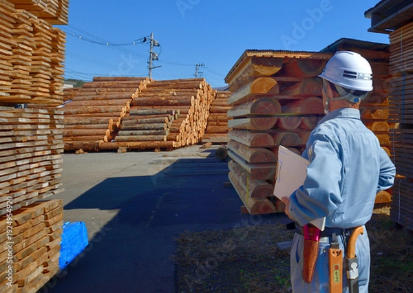 Obraz 木材資源・国産材を管理する