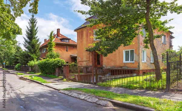 Obraz Area Amalienau in Kaliningrad. Russia. 