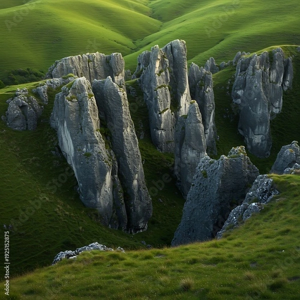 Fototapeta Emerald Valley Sentinels