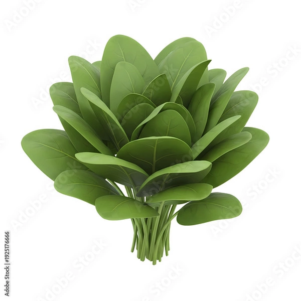 Obraz 新鮮な緑の葉が茂る植物のクローズアップ