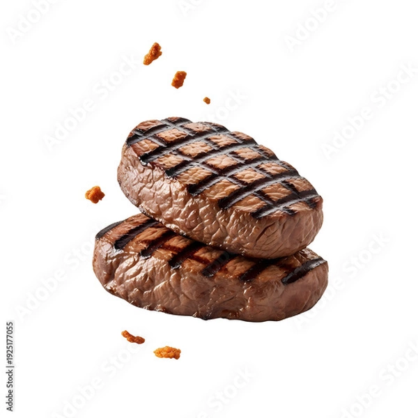 Obraz おいしいグリルステーキ、食欲をそそる料理写真