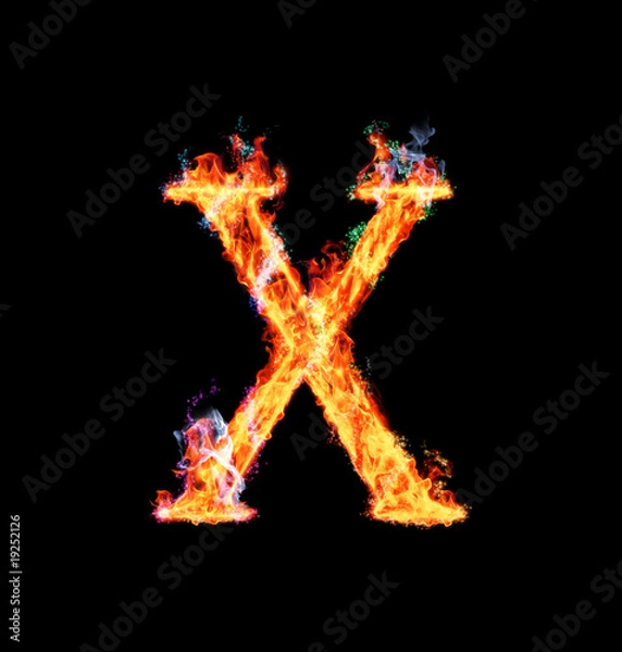 Obraz X di fuoco magico