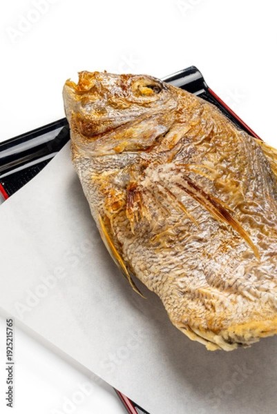 Obraz 鯛の姿焼きが乗ったお祝いの和食膳