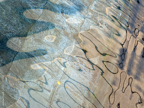 Obraz old paper texture with cracks