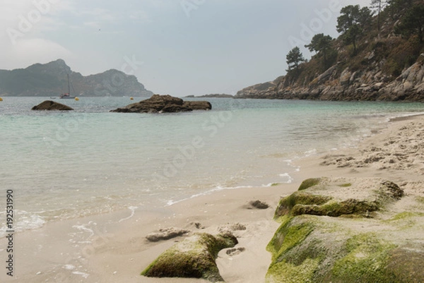 Obraz Nosa senora beach. Cies islands. Spain