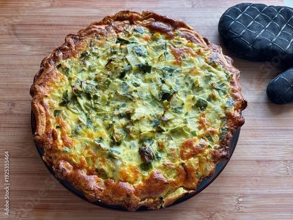 Fototapeta leek tart