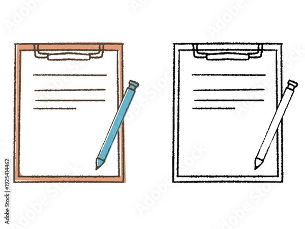 Obraz バインダーと書類