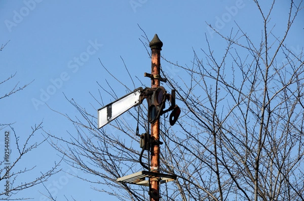 Fototapeta 腕木式信号機