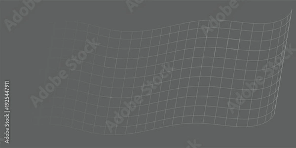 Fototapeta without coloring checkered flag waving 