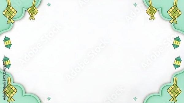 Fototapeta Ramadan & Eid Clean Background