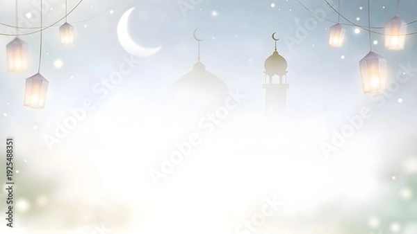 Fototapeta Ramadan & Eid Clean Background