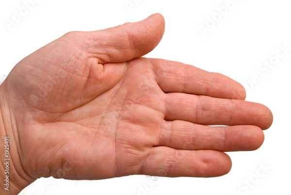 Obraz older male hand