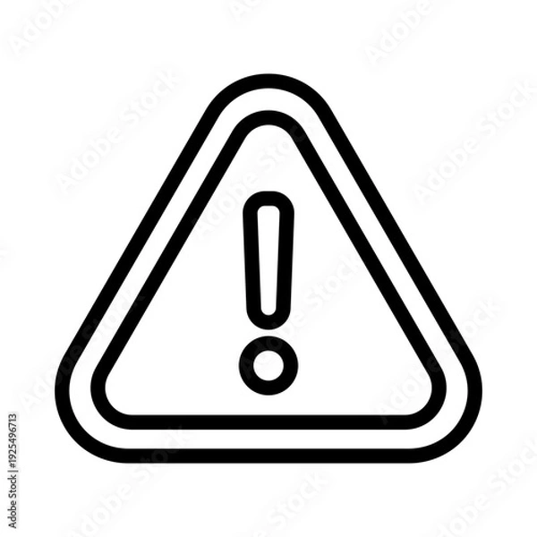Fototapeta Phishing Cyber Security Warning Icon
