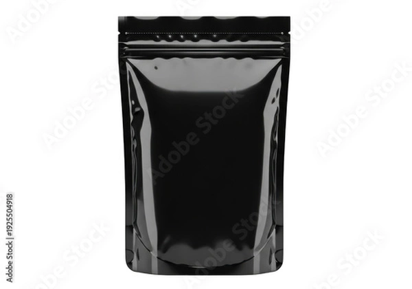 Obraz A black pouch with a ziplock seal