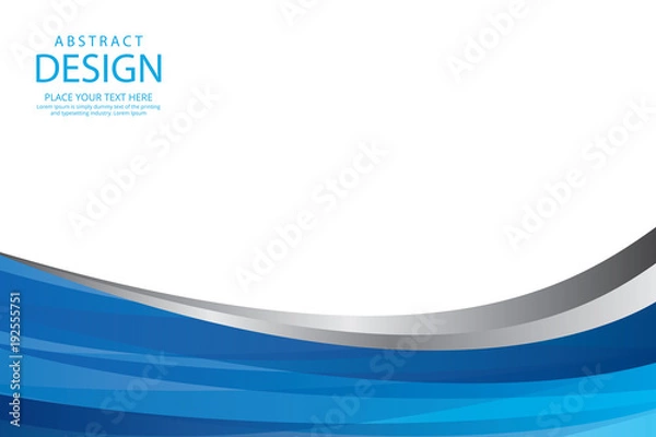 Fototapeta Abstract blue background