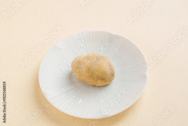 Obraz 季節の和菓子「麦手餅」