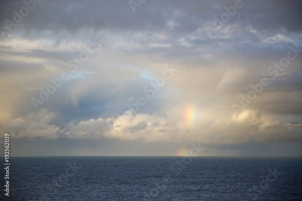 Obraz clouds + rainbow