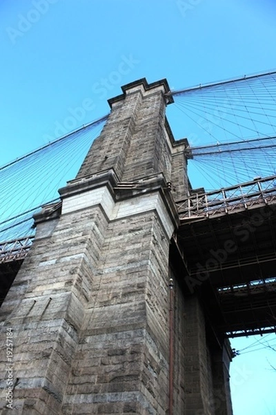 Obraz Brooklyn bridge details