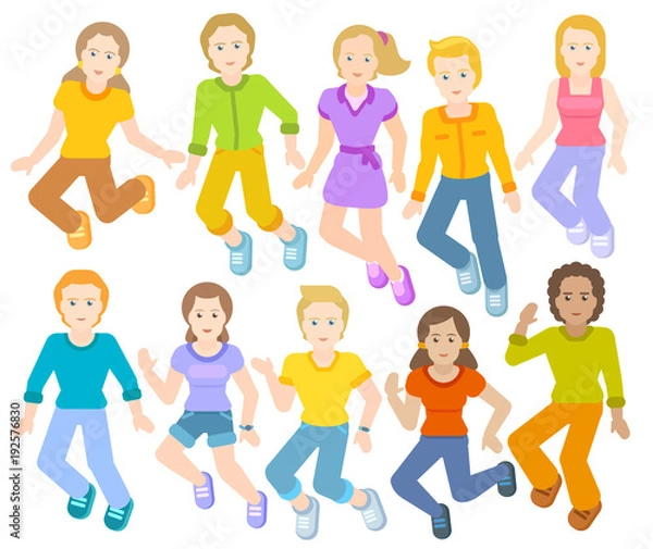 Obraz Children are jumping