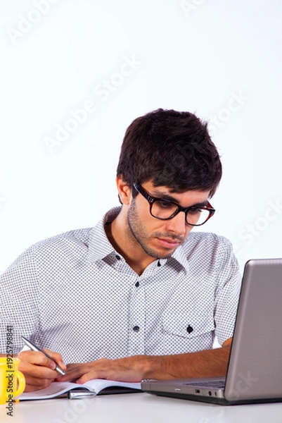 Obraz Young modern student