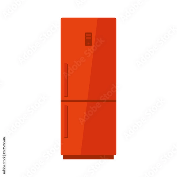 Obraz Fridge vector illustration isolated