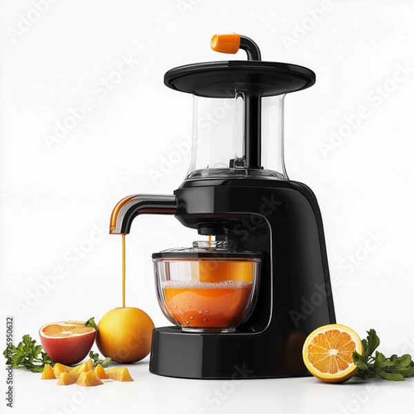 Obraz blender with orange juice