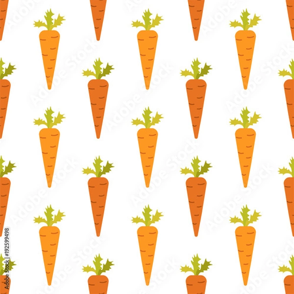 Obraz Carrots pattern background