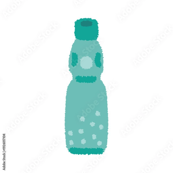 Obraz ラムネ 瓶 イラスト 夏祭り 屋台 縁日 手描き シンプル