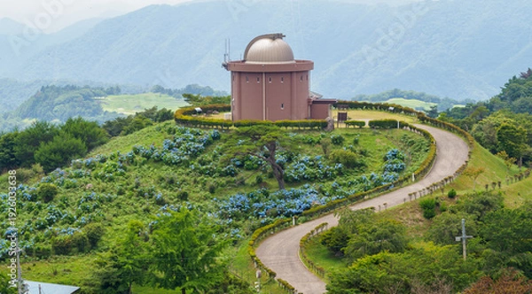 Obraz 少し険しい猪名川町大野山