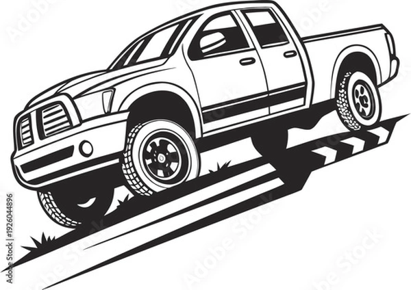 Obraz pickup truck icon 