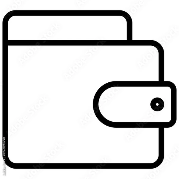 Fototapeta Wallet icon.