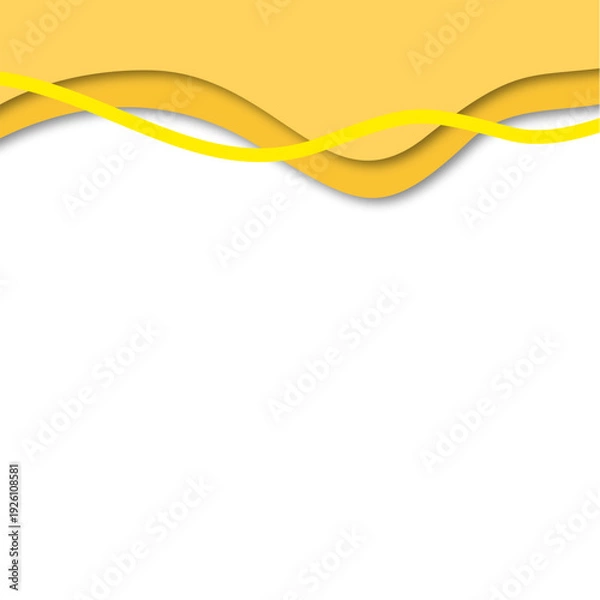 Obraz Abstract Yellow Decorative Divider 
